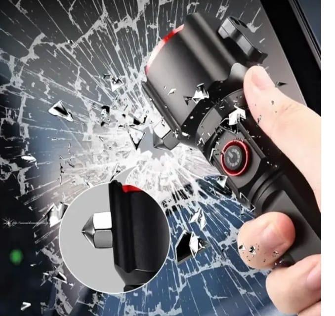 Multi Functional Emergency Powerful Flashlight & Charging Bank Waterproof LED 1KM Range Flashlight